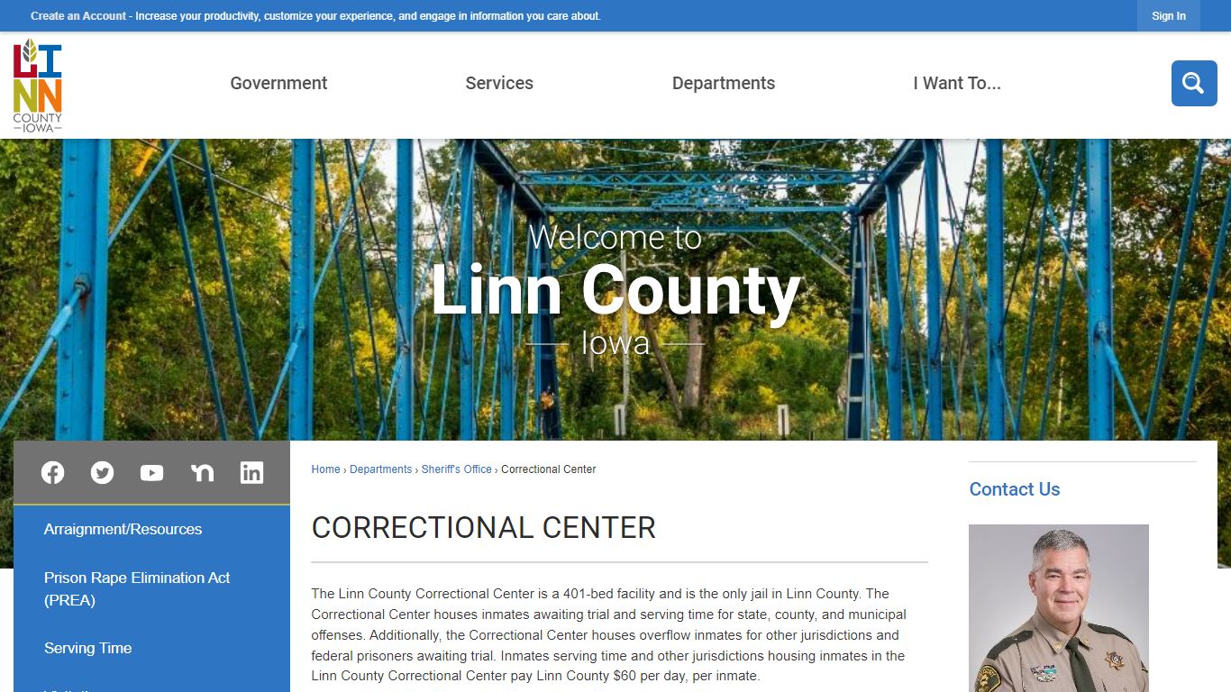 Correctional Center | Linn County, IA - Official Website